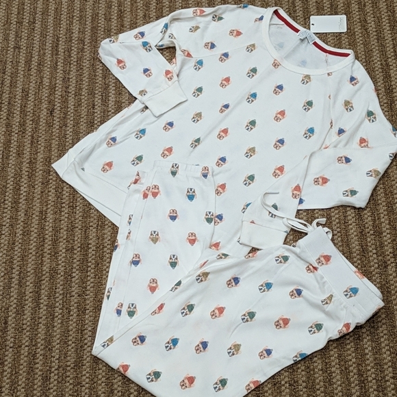 PJ Salvage Other - P.J. Salvage Bulldog Pajama Lounge Set New Medium